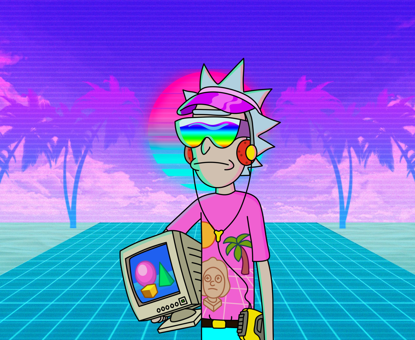 Rick and Morty (Retro Style) 2