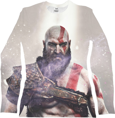 Women's Longsleeve Shirt 3D - God Of War (2) - Mfest