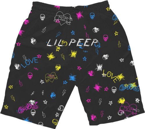 Men's Shorts 3D - Lil Peep (Лил Пип) 2 - Mfest