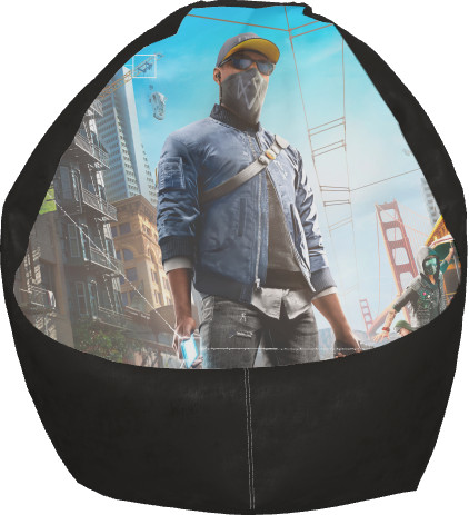 Bean Bag Chair - Watch Dogs 2 (1) - Mfest