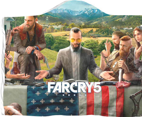 Плед с капюшоном 3D - FarCry 5 (1) - Mfest