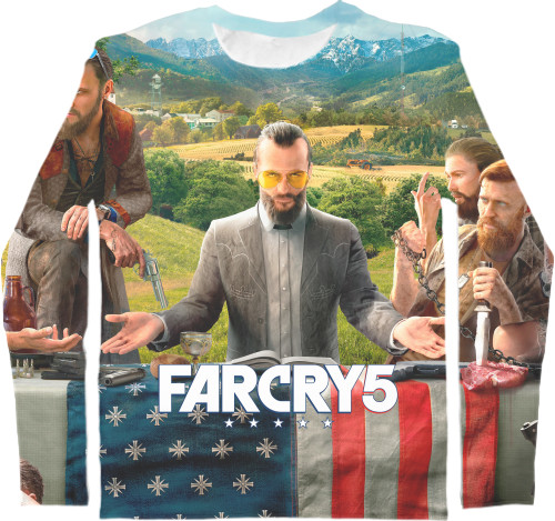 Футболка з Довгим Рукавом 3D Дитяча - FarCry 5 (1) - Mfest