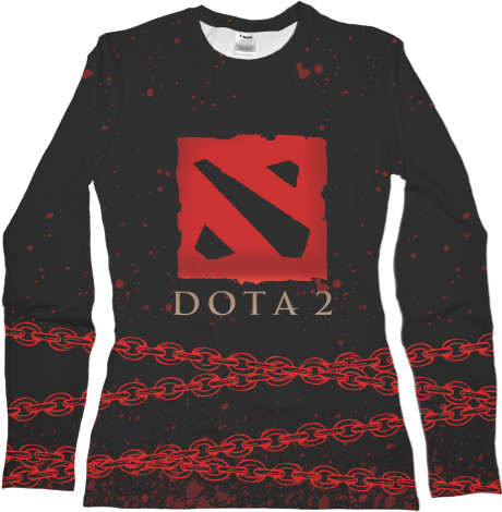 Women's Longsleeve Shirt 3D - Dota 2 (3) - Mfest