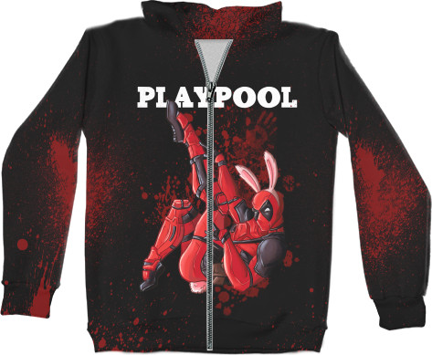 Kids' Zip-through Hoodie 3D - PlayPool - Mfest