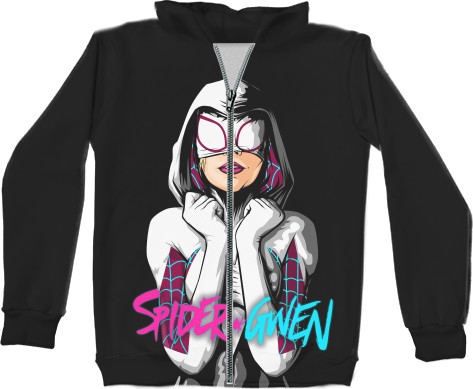 Худі на блискавці 3D Дитяче - Spider Gwen - Mfest