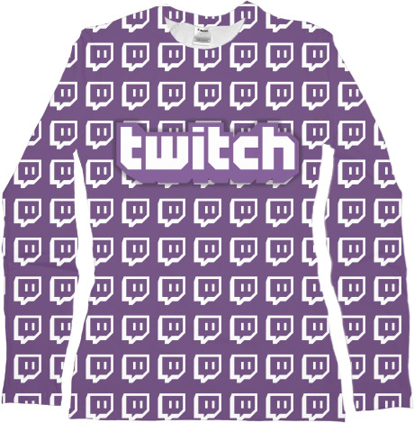 Women's Longsleeve Shirt 3D - Twitch (1) - Mfest