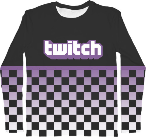 Men's Longsleeve Shirt 3D - Twitch (2) - Mfest