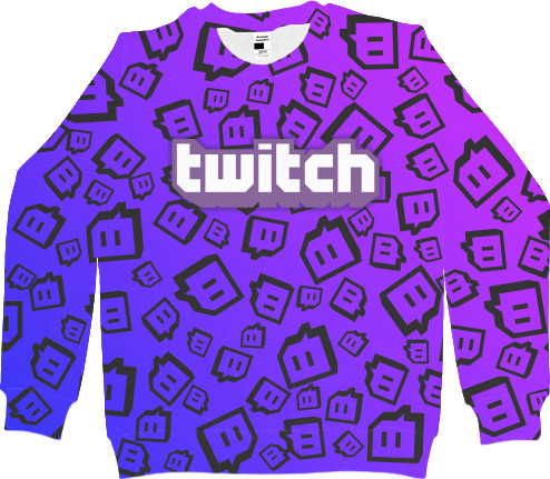 Men's Sweatshirt 3D - Twitch (5) - Mfest