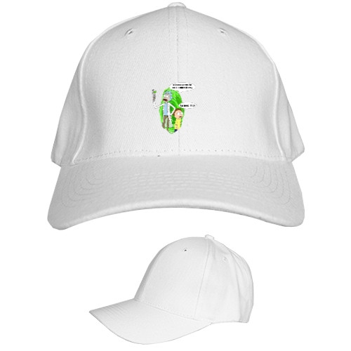 Kids' Baseball Cap 6-panel - Rick and Morty (Английская версия) - Mfest