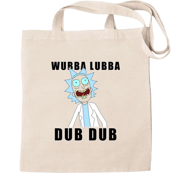 Tote Bag - Rick and Morty (Wubba lubba dub dub) - Mfest