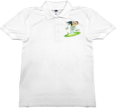 Man's Polo Shirt Fruit of the loom - Rick and Morty (3) - Mfest