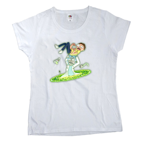 Women's T-shirt Fruit of the loom - Rick and Morty (3) - Mfest