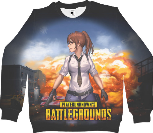 Men's Sweatshirt 3D - PUBG Anime (3) - Mfest