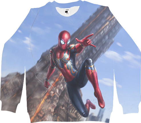 Kids' Sweatshirt 3D - Человек паук (Spider-man)  2 - Mfest