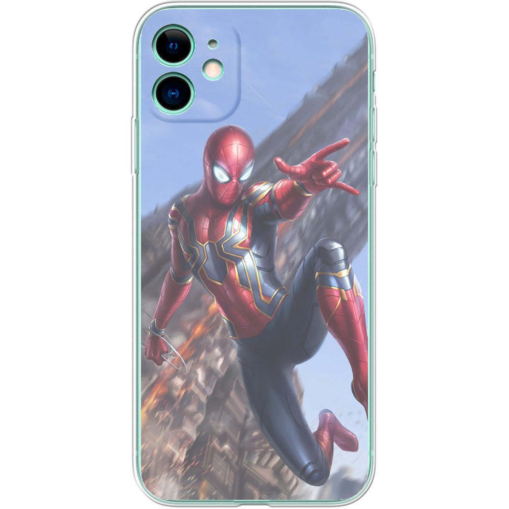 Чехол iPhone - Человек паук (Spider-man)  2 - Mfest