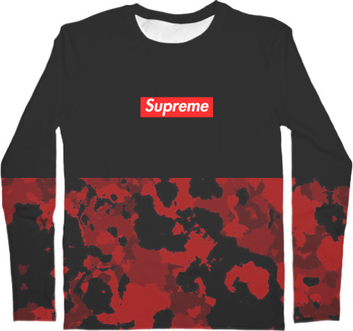 Men's Longsleeve Shirt 3D - Supreme 2 - Mfest