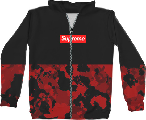 Unisex Zip-through Hoodie 3D - Supreme 2 - Mfest