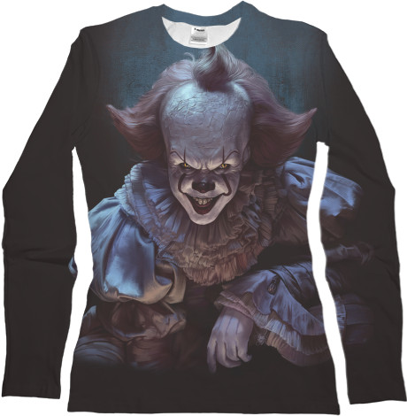 Women's Longsleeve Shirt 3D - ОНО Пеннивайз ( IT -Pennywise) - Mfest