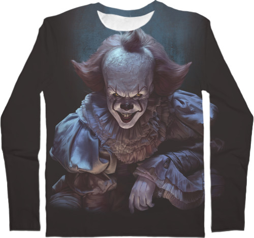 Kids' Longsleeve Shirt 3D - ОНО Пеннивайз ( IT -Pennywise) - Mfest