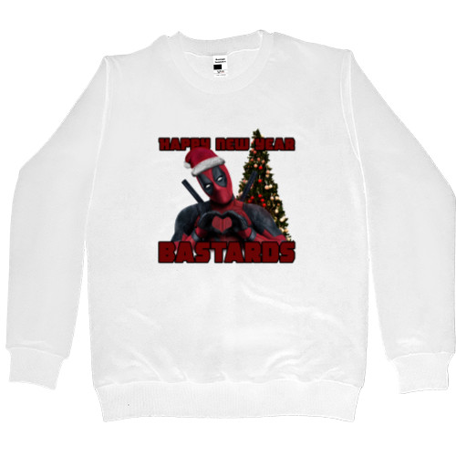 Men’s Premium Sweatshirt - Deadpool (С новым годом, ублюдки) - Mfest