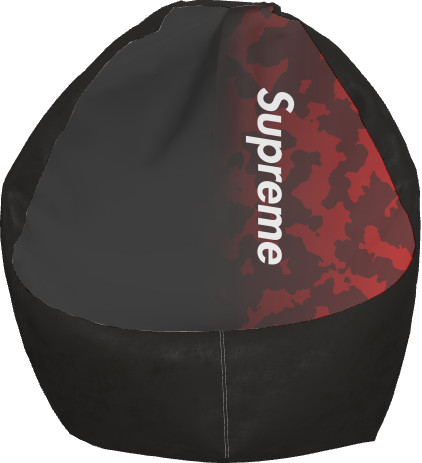 Bean Bag Chair - Supreme (Красный Камуфляж) - Mfest