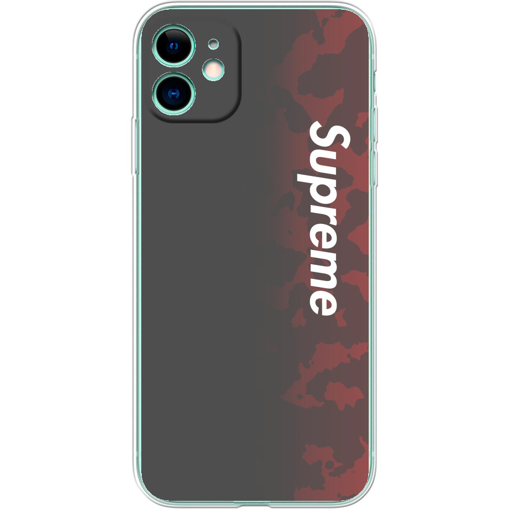 iPhone Case - Supreme (Красный Камуфляж) - Mfest