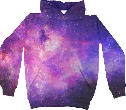 Kids' Hoodie 3D - Space (Космос) - Mfest