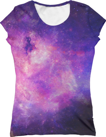 Women's T-Shirt 3D - Space (Космос) - Mfest