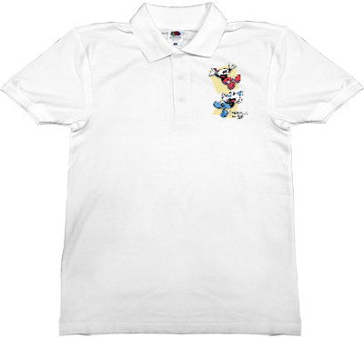 Man's Polo Shirt Fruit of the loom - CupHead (3) - Mfest