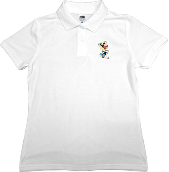 Women's Polo Shirt Fruit of the loom - CupHead (3) - Mfest