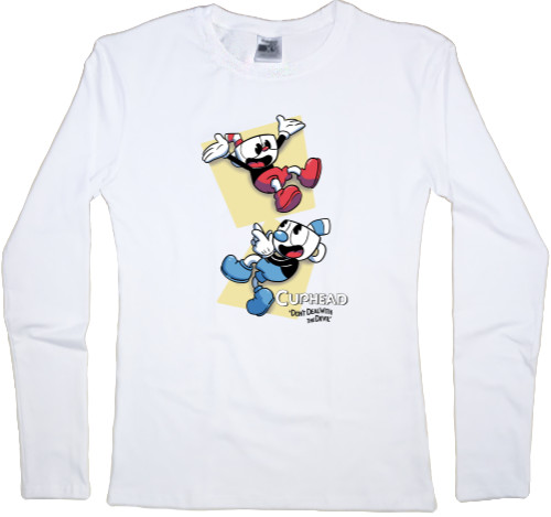 Women's Longsleeve Shirt - CupHead (3) - Mfest