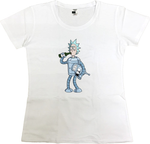 Women's Premium T-Shirt - Rick and Bender (Futurama) - Mfest