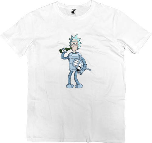 Men’s Premium T-Shirt - Rick and Bender (Futurama) - Mfest