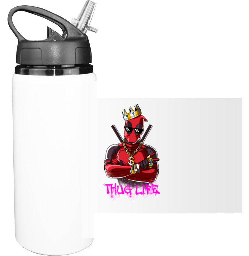 Sport Water Bottle - Deadpool (Ганста Дедпул) - Mfest