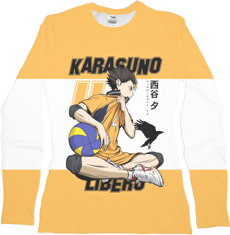 Women's Longsleeve Shirt 3D - HAIKYU!! [13] - Mfest