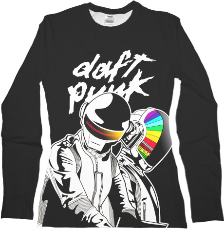 Women's Longsleeve Shirt 3D - daft Punk [3] - Mfest