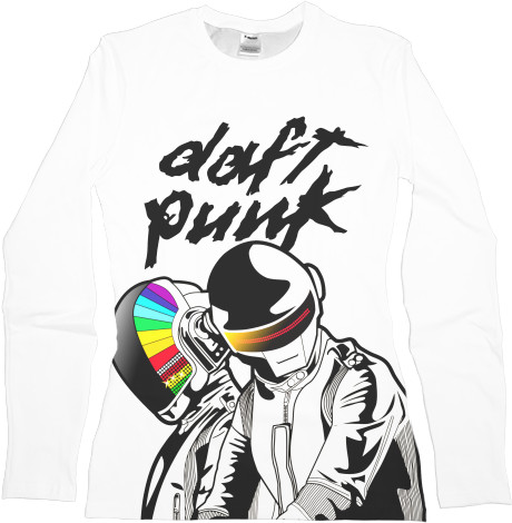 Women's Longsleeve Shirt 3D - daft Punk [2] - Mfest