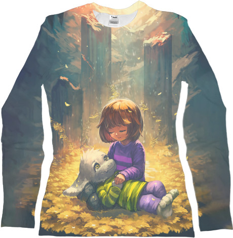 Women's Longsleeve Shirt 3D - UNDERTALE - Mfest