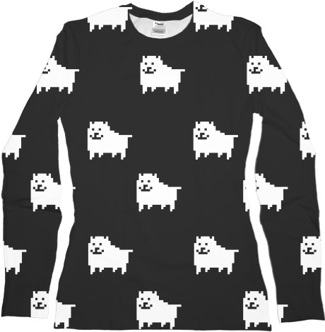 Women's Longsleeve Shirt 3D - Annoying dog - Mfest