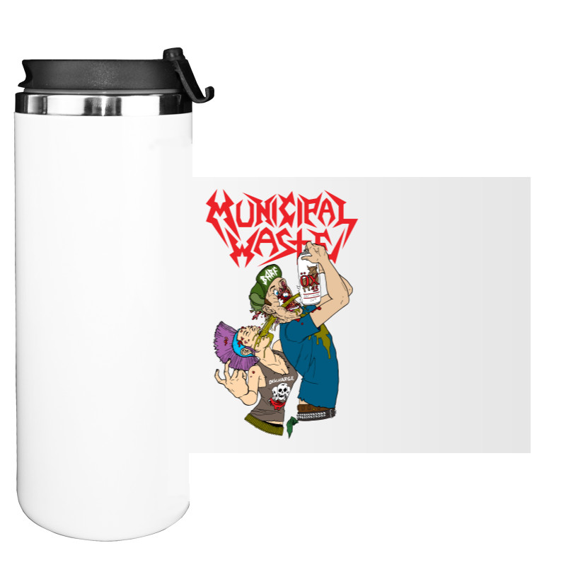 Water Bottle on Tumbler - Municipal Waste 1 - Mfest