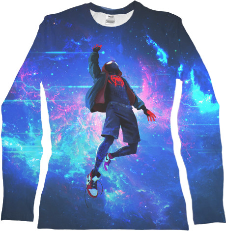 Women's Longsleeve Shirt 3D - SPIDER MAN (SPACE) - Mfest