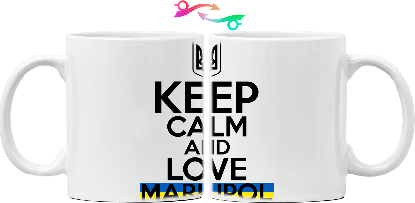 Кружка - keep calm mariupol - Mfest