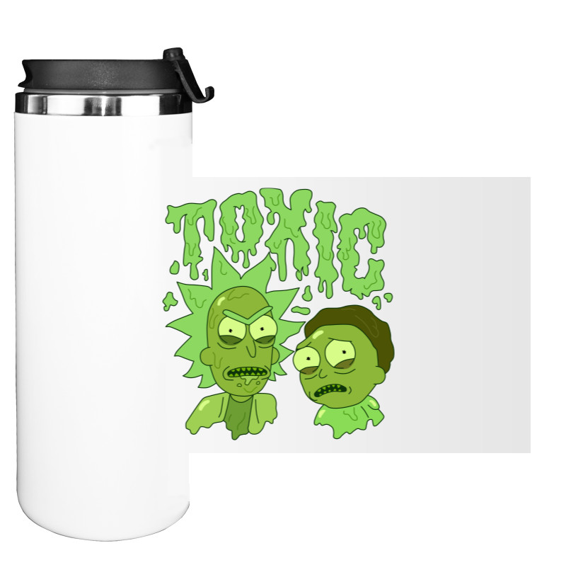 Water Bottle on Tumbler - РІК І МОРТІ (ТОКСИН) - Mfest