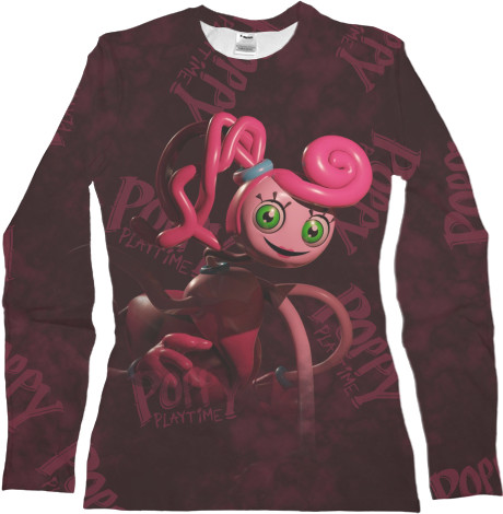 Women's Longsleeve Shirt 3D - Poppy Playtime (Mommy) 3 - Mfest