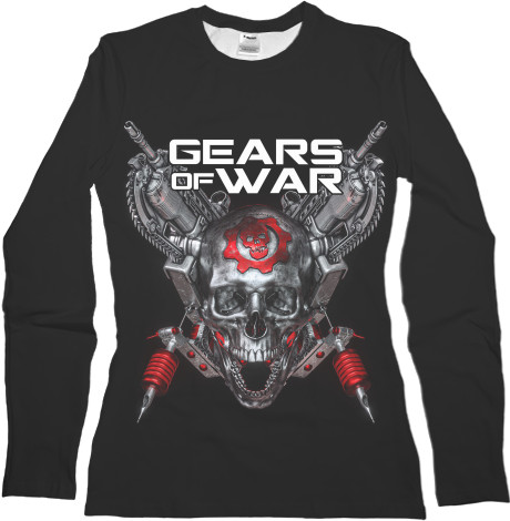 Women's Longsleeve Shirt 3D - Gears of War 14 - Mfest