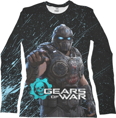 Women's Longsleeve Shirt 3D - Gears of War 17 - Mfest