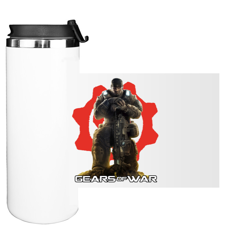 Water Bottle on Tumbler - Gears of War 4 - Mfest