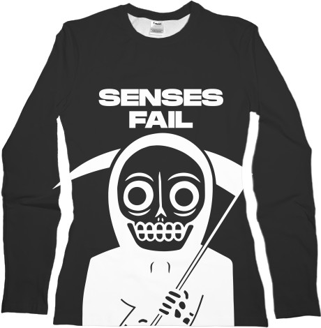 Women's Longsleeve Shirt 3D - SENSES FAIL 6 - Mfest