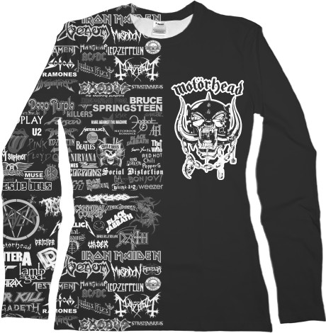 Women's Longsleeve Shirt 3D - Motörhead 4 - Mfest