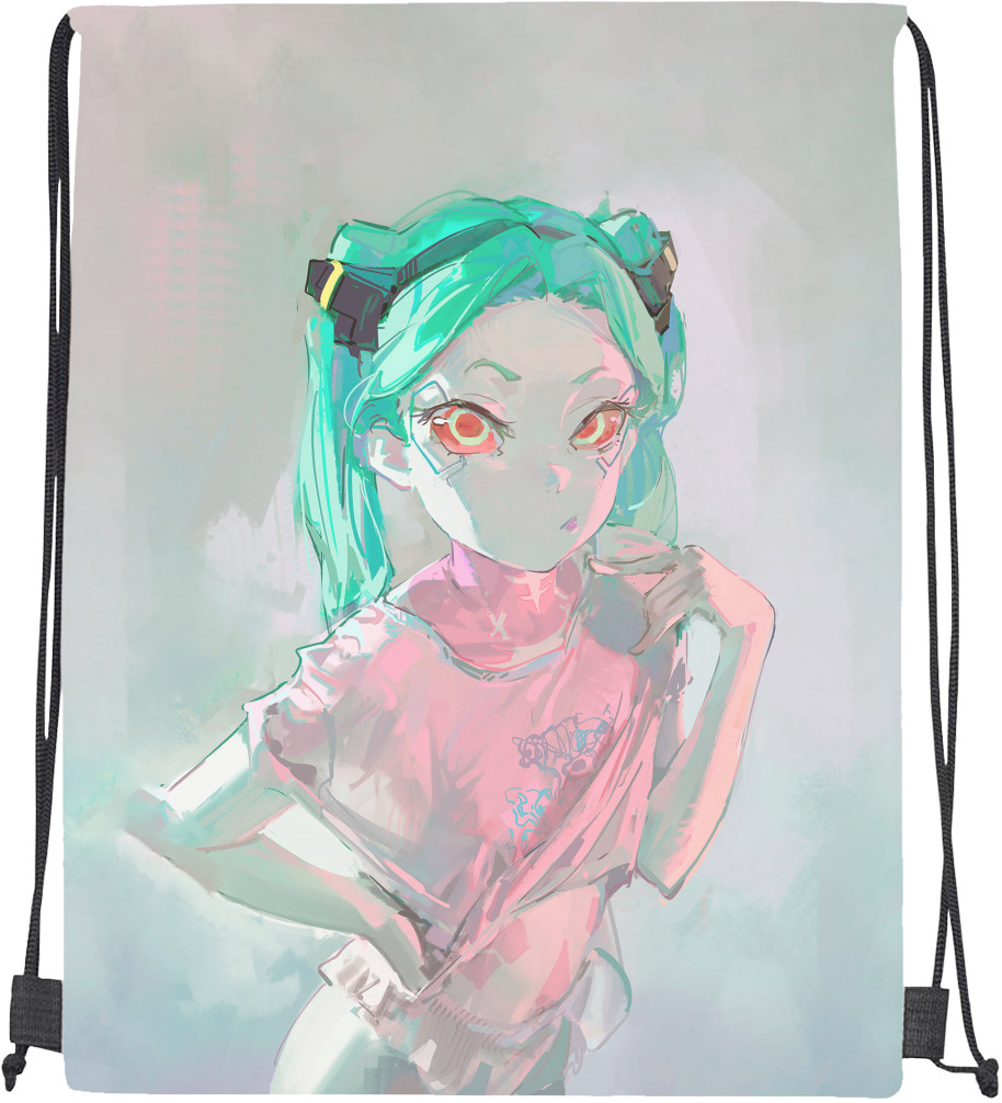 Drawstring Bag - Cyberpunk: Edgerunners (Rebecca 4) - Mfest